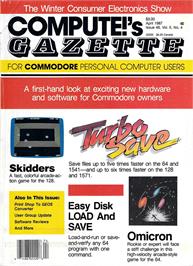 Box cover for Omicron (Jim Roof) on the Commodore 64.