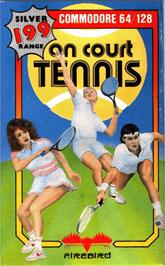 Box cover for On Court Tennis on the Commodore 64.
