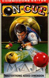 Box cover for On Cue on the Commodore 64.