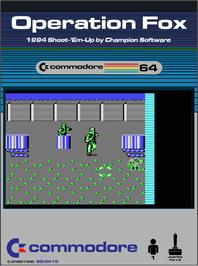 Box cover for Operation Fox on the Commodore 64.
