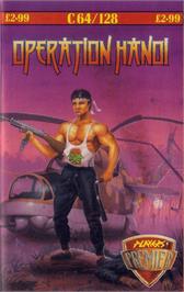 Box cover for Operation Hanoi on the Commodore 64.