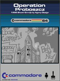 Box cover for Operation Proboszcz on the Commodore 64.
