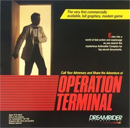 Box cover for Operation Terminal on the Commodore 64.