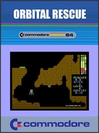 Box cover for Orbital Rescue on the Commodore 64.