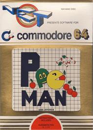 Box cover for P. Man on the Commodore 64.