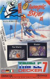 Box cover for Pac-Mania on the Commodore 64.