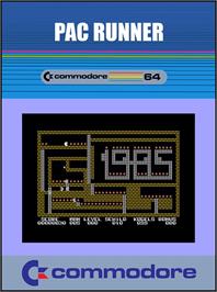 Box cover for Pac Runner on the Commodore 64.
