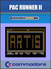 Box cover for Pac Runner 2 on the Commodore 64.
