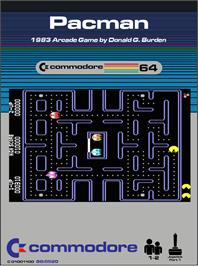 Box cover for Pacman (Unknown) on the Commodore 64.