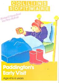 Box cover for Paddington's Early Visit on the Commodore 64.