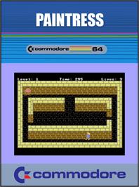 Box cover for Paintress on the Commodore 64.