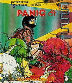 Box cover for Panic 64 on the Commodore 64.