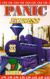 Box cover for Panic Express on the Commodore 64.