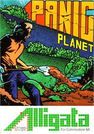 Box cover for Panic Planet on the Commodore 64.