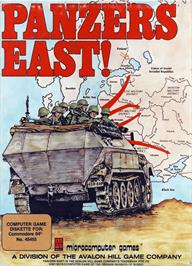 Box cover for Panzers East on the Commodore 64.