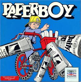 Box cover for Paperboy on the Commodore 64.