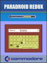 Box cover for Paradroid Redux on the Commodore 64.