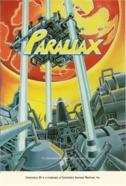 Box cover for Parallax (Ocean) on the Commodore 64.