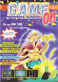 Box cover for Patternia on the Commodore 64.