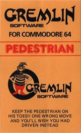 Box cover for Pedestrian on the Commodore 64.