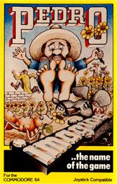 Box cover for Pedro on the Commodore 64.