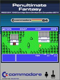 Box cover for Penultimate Fantasy (2014) on the Commodore 64.