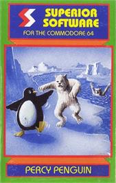 Box cover for Percy Penguin on the Commodore 64.