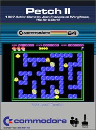 Box cover for Petch 2 on the Commodore 64.