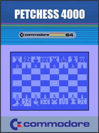 Box cover for Petchess 4000 on the Commodore 64.