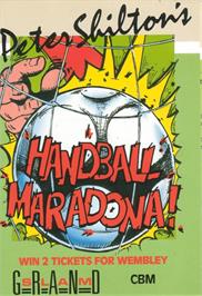 Box cover for Peter Shilton's Handball Maradona on the Commodore 64.