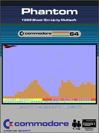 Box cover for Phantom (Tynesoft) on the Commodore 64.
