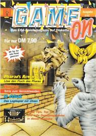 Box cover for Pharaoh on the Commodore 64.