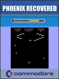 Box cover for Phoenix Recovered (2021) on the Commodore 64.