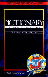 Box cover for Pictionary on the Commodore 64.