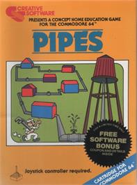 Box cover for Pipes on the Commodore 64.