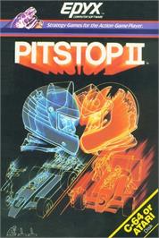 Box cover for Pitstop 2 on the Commodore 64.