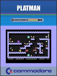 Box cover for Platman on the Commodore 64.