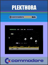 Box cover for Plekthora on the Commodore 64.