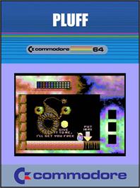 Box cover for Pluff on the Commodore 64.