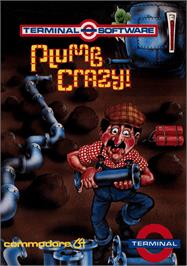 Box cover for Plumb Crazy on the Commodore 64.
