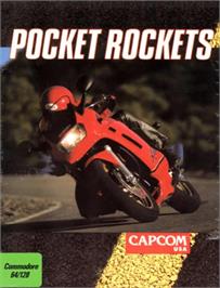 Box cover for Pocket Rockets on the Commodore 64.