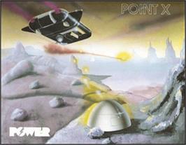 Box cover for Point X on the Commodore 64.