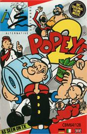 Box cover for Popeye 2 on the Commodore 64.