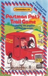 Box cover for Postman Pat's Trail Game on the Commodore 64.