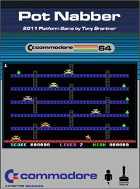 Box cover for Pot Nabber on the Commodore 64.
