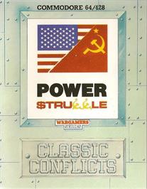 Box cover for Power Struggle on the Commodore 64.