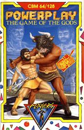 Box cover for Powerplay: The Game of the Gods on the Commodore 64.