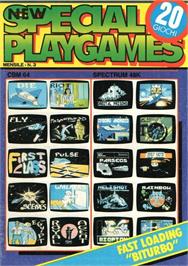 Box cover for Powertrak on the Commodore 64.