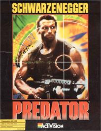 Box cover for Predator on the Commodore 64.
