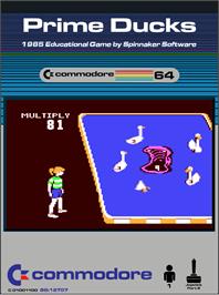 Box cover for Prime Ducks on the Commodore 64.
